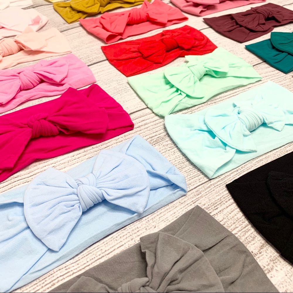 11 for $10🌷🌷Super cute nylon baby headbands!! - Picture 4 of 9